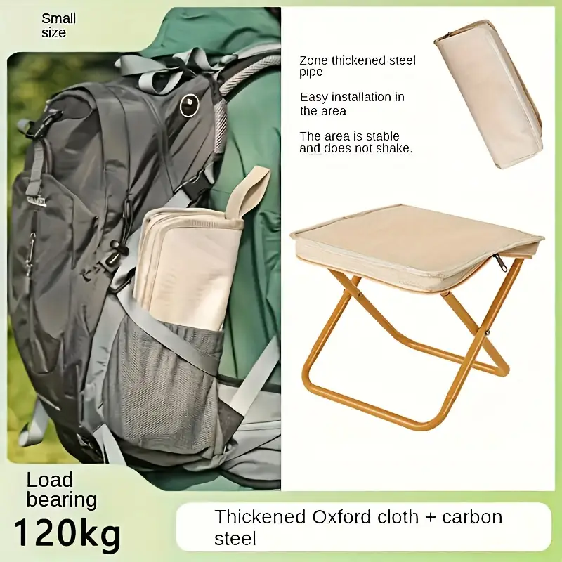 Portable Outdoor Picnic Camping Stool with Carry Bag