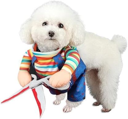 Pet Deadly Doll Dog Scissors Style Clothes for Small Large Extra Large Dogs Pets