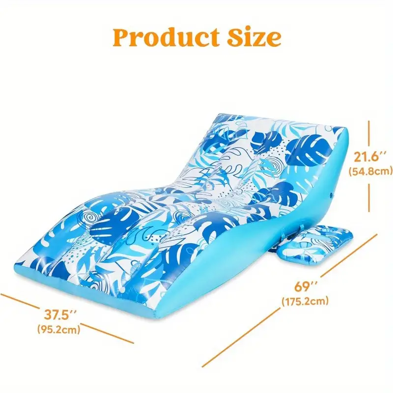 Inflatable Pool Floats Adult-Extreme Comfort Pool Lounge Chair