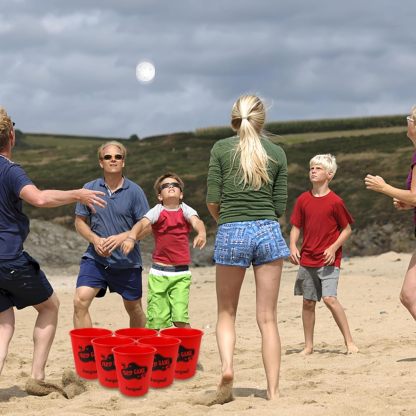 Outdoor Giant Yard Pong Game Set Outdoor Toss Game Throwing Game for Beach, Camping, Lawn and Backyard