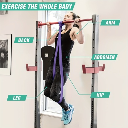 4pcs Set Resistance Bands with Stackable Tension