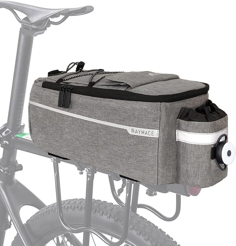 Bike Rear Rack Bag with Tail Light