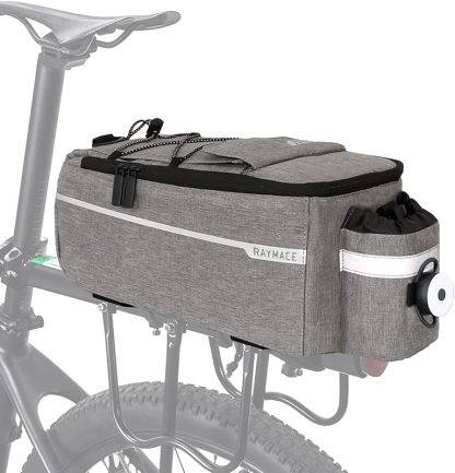 Bike Rear Rack Bag with Tail Light