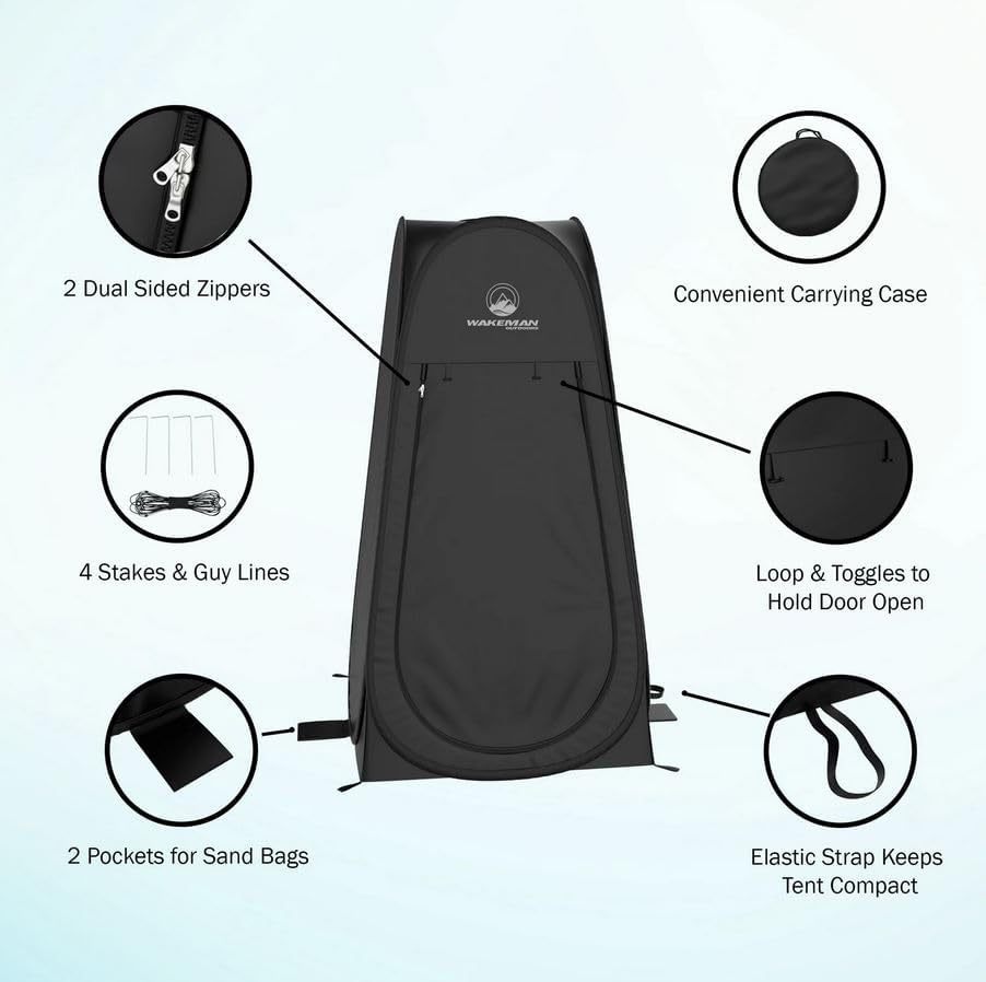 Pop Up Pod - Privacy Shower Tent Dressing Room