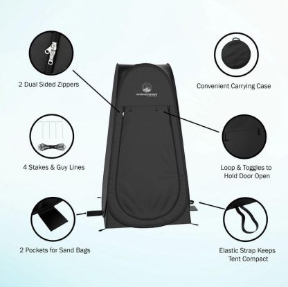 Pop Up Pod - Privacy Shower Tent Dressing Room