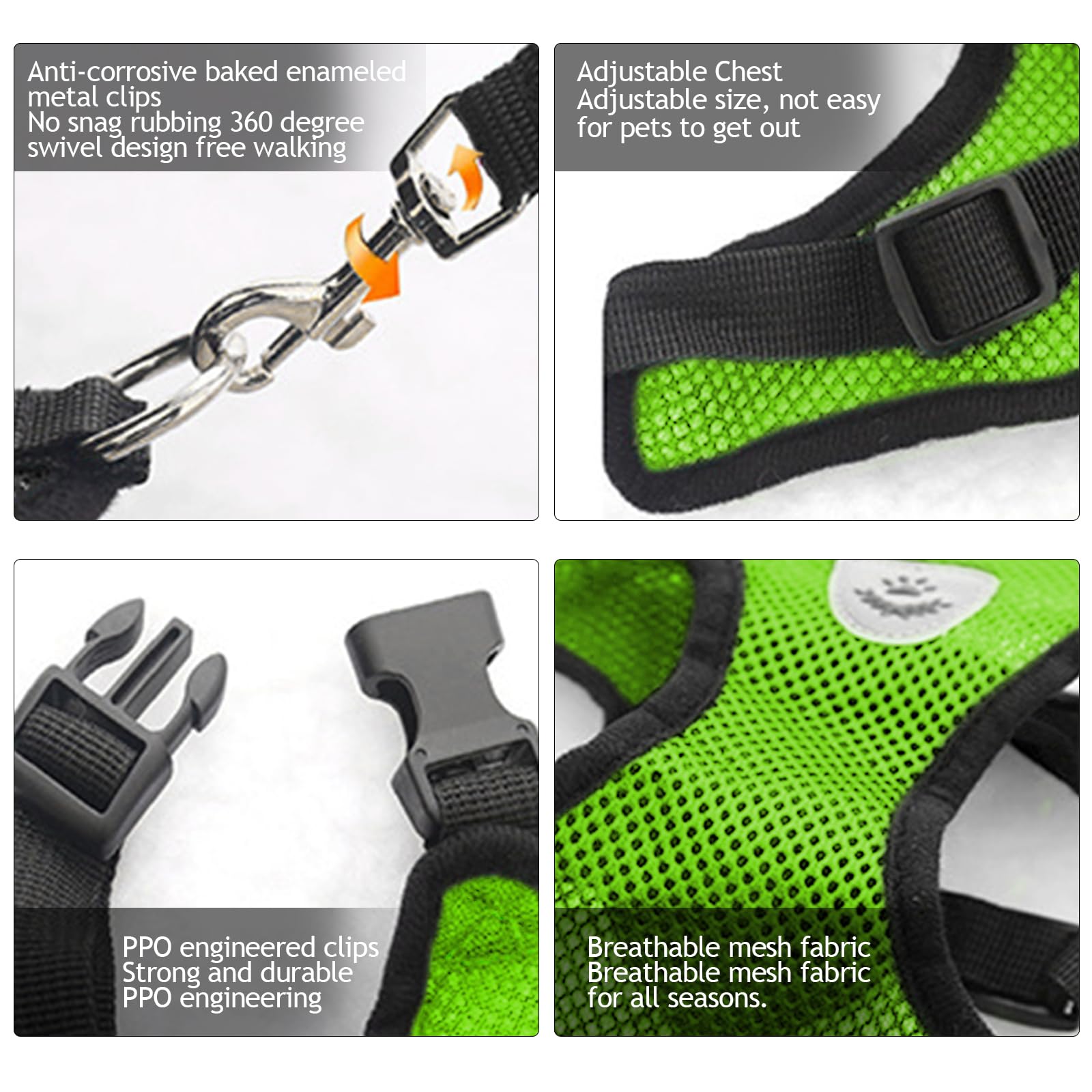 Breathable Reflective Puppy Dog Harness