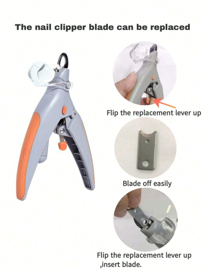 LED Light Equipped Pet Nail Clippers - Professional Grooming Tool For Cats & Dogs