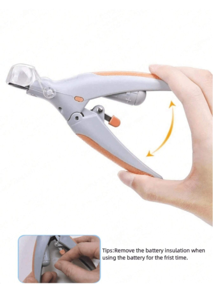 LED Light Equipped Pet Nail Clippers - Professional Grooming Tool For Cats & Dogs