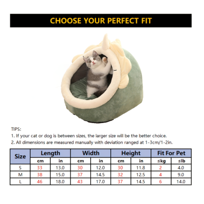 Exclusive For Cute Pets: Dinosaur Themed Cat Bed
