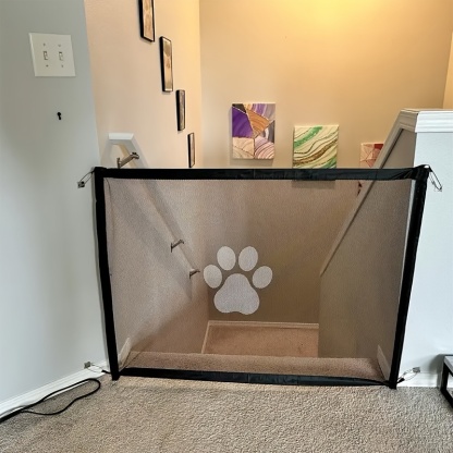 Secure Portable Pet Safety Gate For Doorways