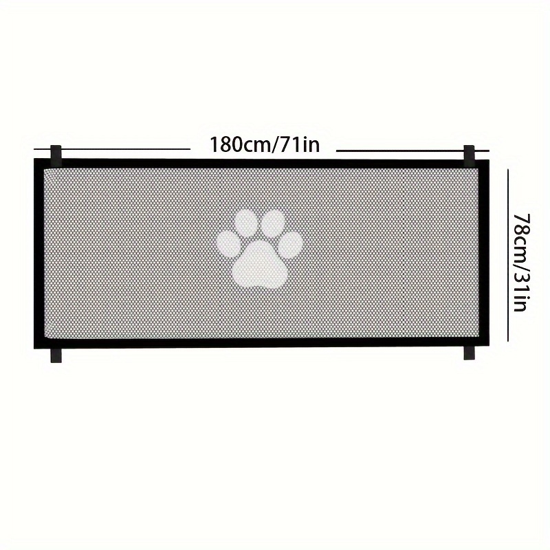 Secure Portable Pet Safety Gate For Doorways
