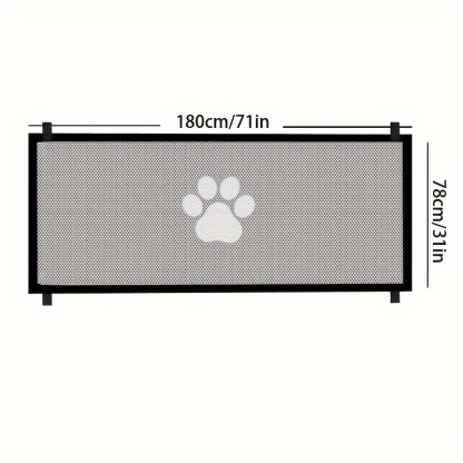 Secure Portable Pet Safety Gate For Doorways