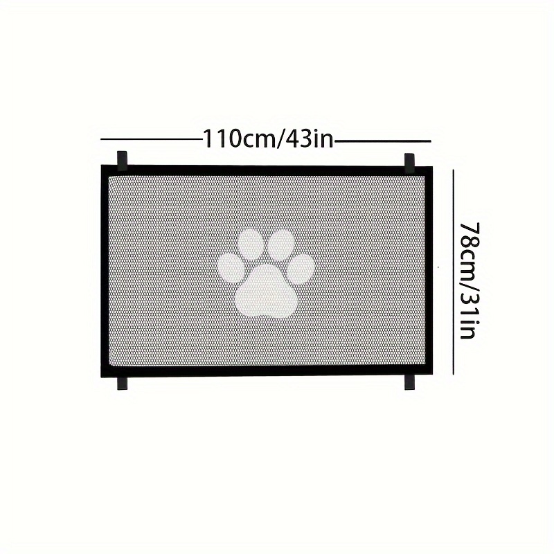 Secure Portable Pet Safety Gate For Doorways