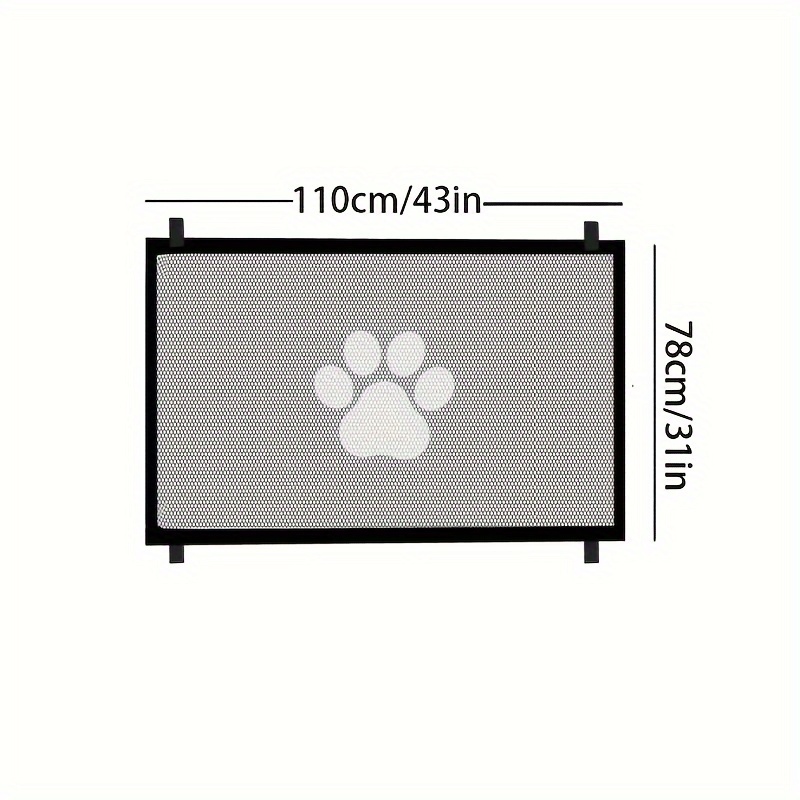 Secure Portable Pet Safety Gate For Doorways