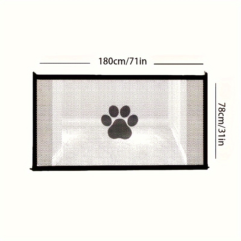 Secure Portable Pet Safety Gate For Doorways
