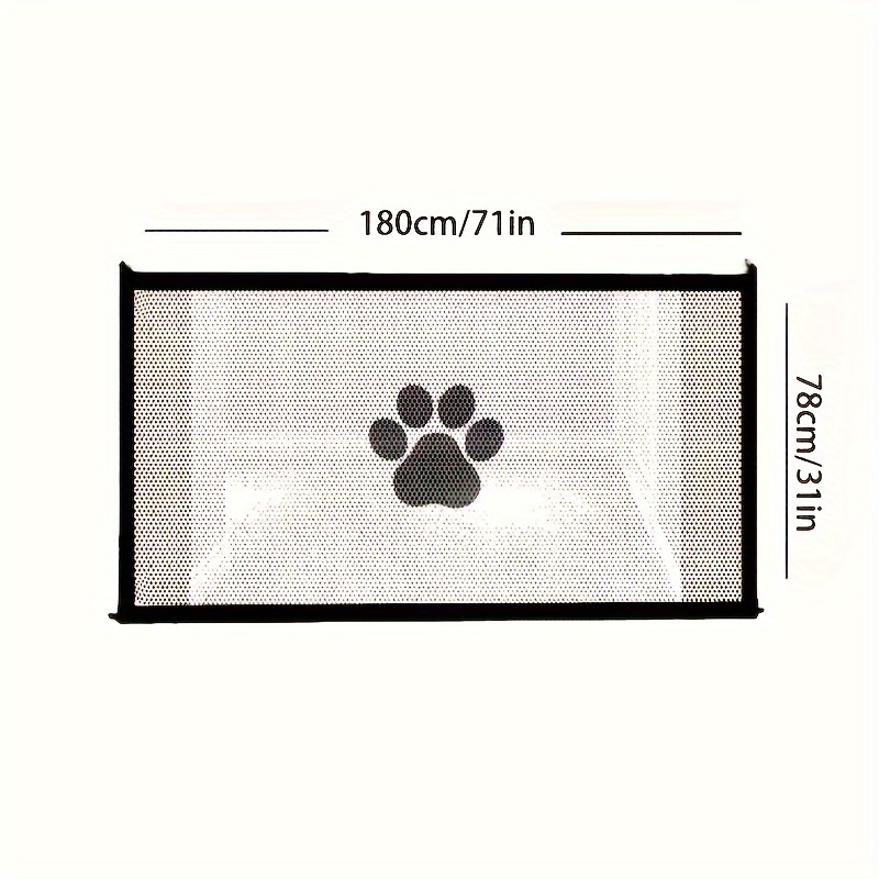 Secure Portable Pet Safety Gate For Doorways