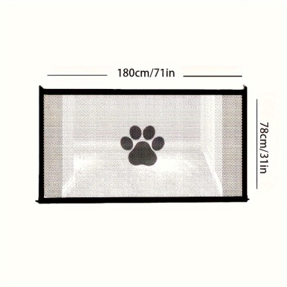 Secure Portable Pet Safety Gate For Doorways