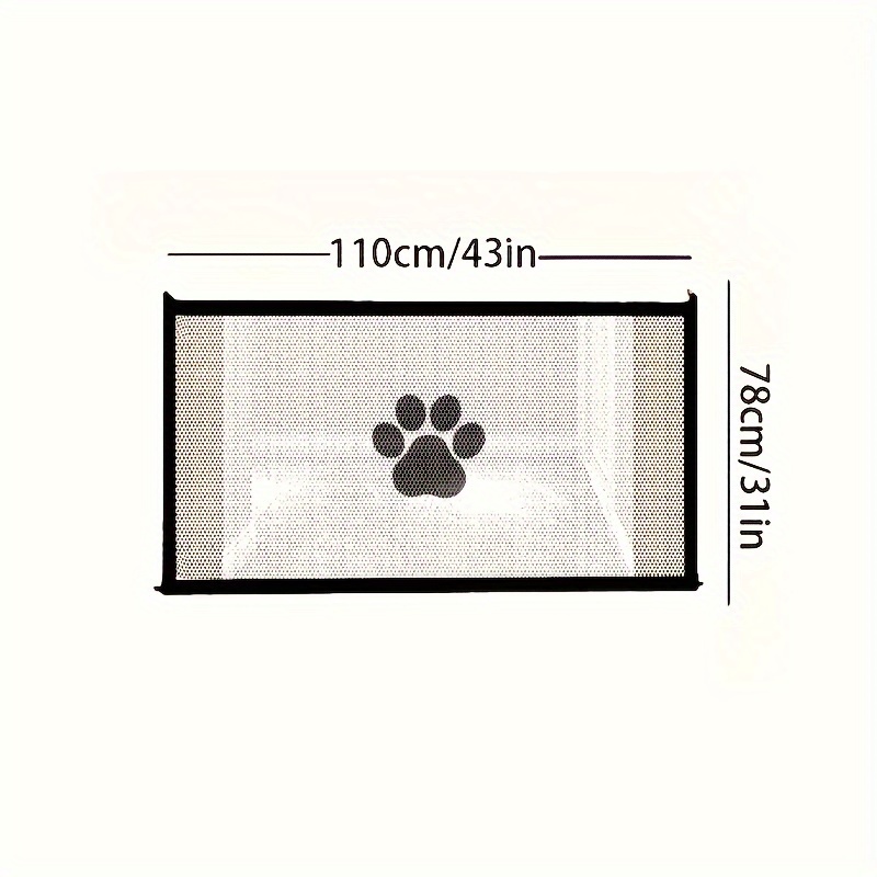 Secure Portable Pet Safety Gate For Doorways