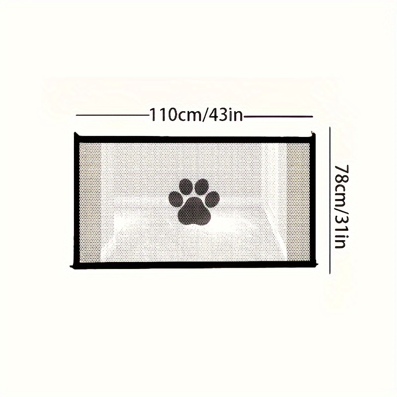 Secure Portable Pet Safety Gate For Doorways