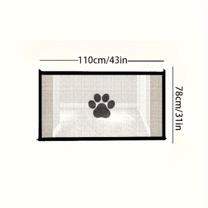 Secure Portable Pet Safety Gate For Doorways