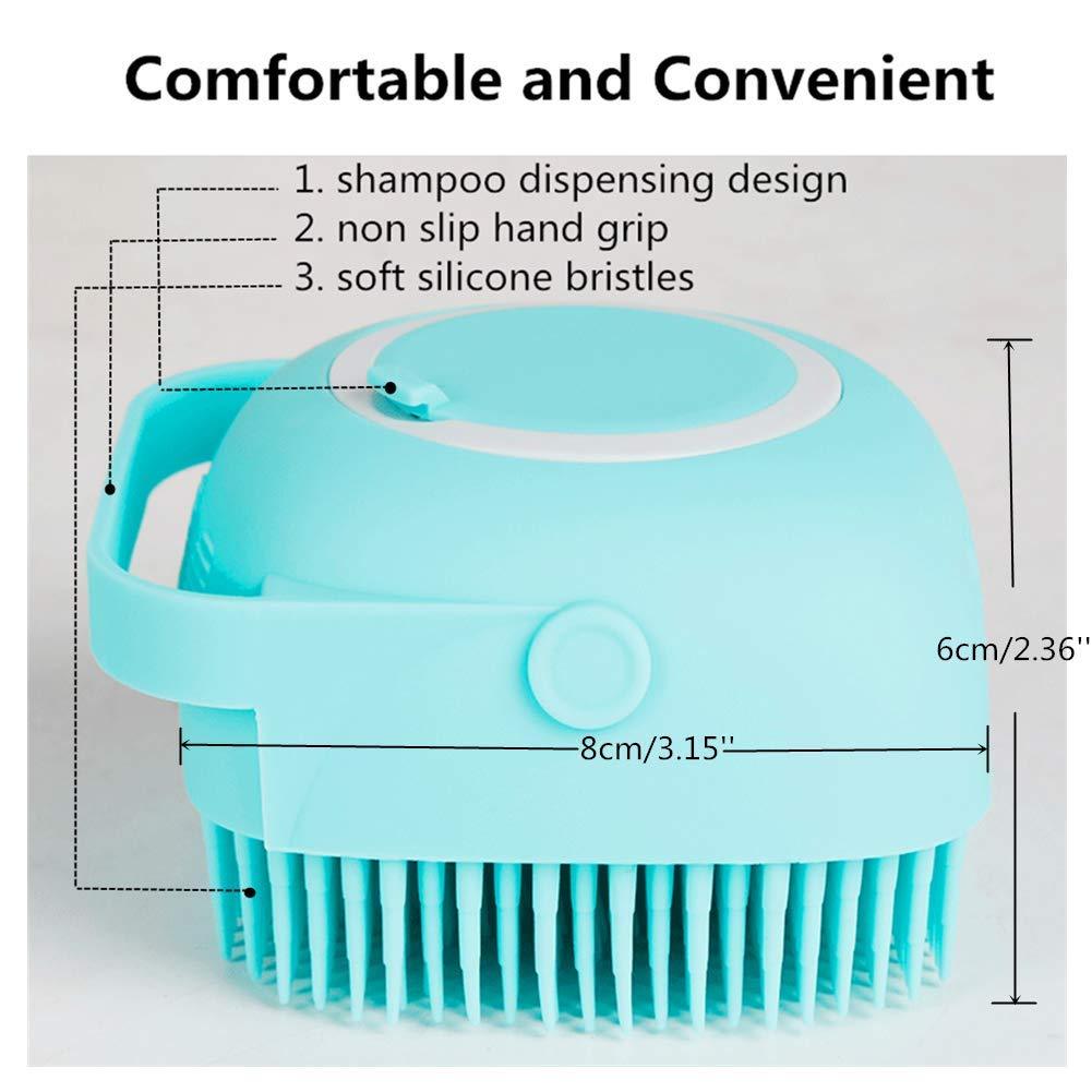 Pet Bath Brush Silicone Massage Bath Brush