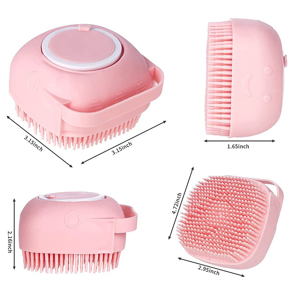 Pet Bath Brush Silicone Massage Bath Brush