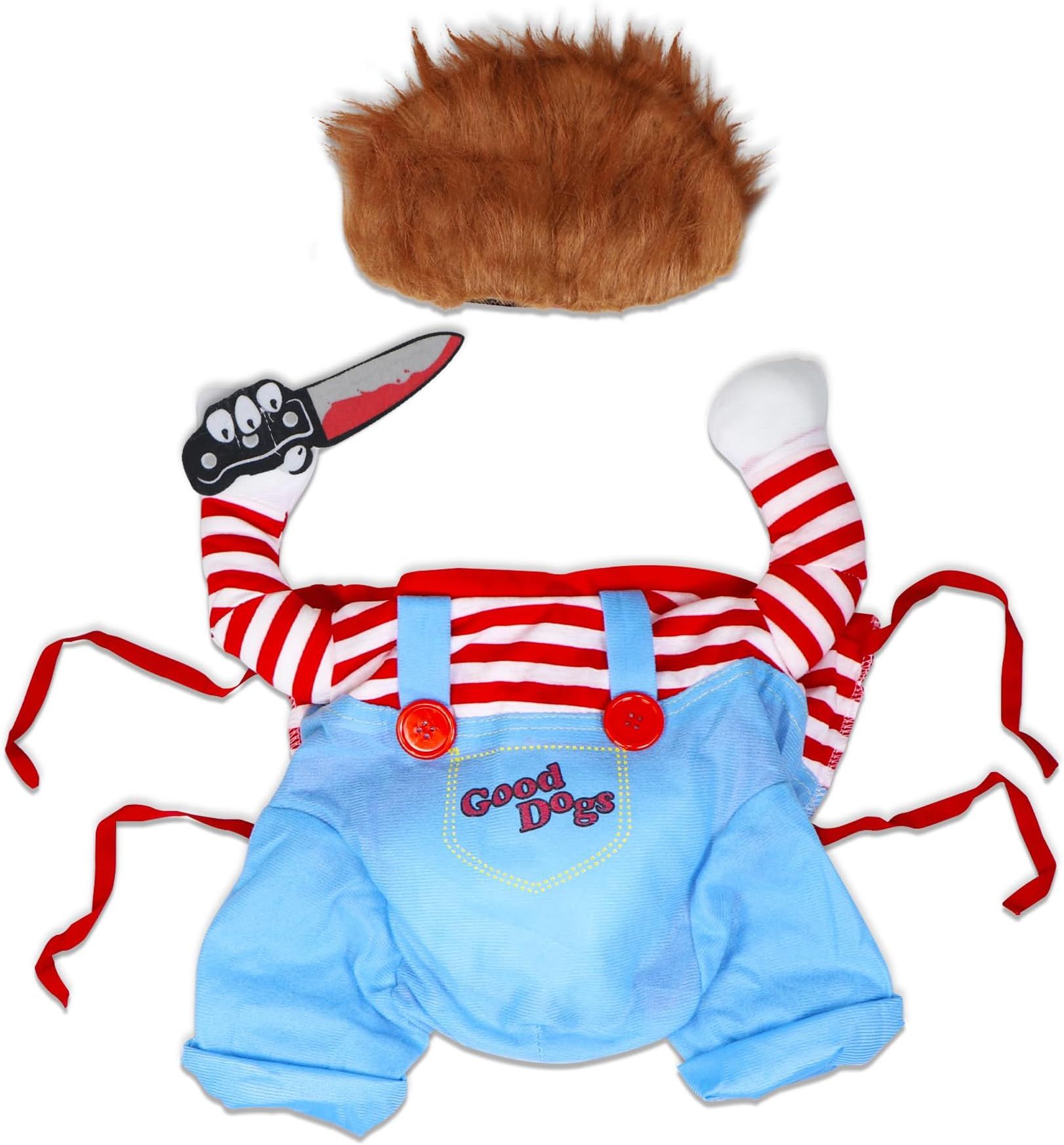 Pet Deadly Doll Dog Clothes for Small Large Extra Large Dogs Pets