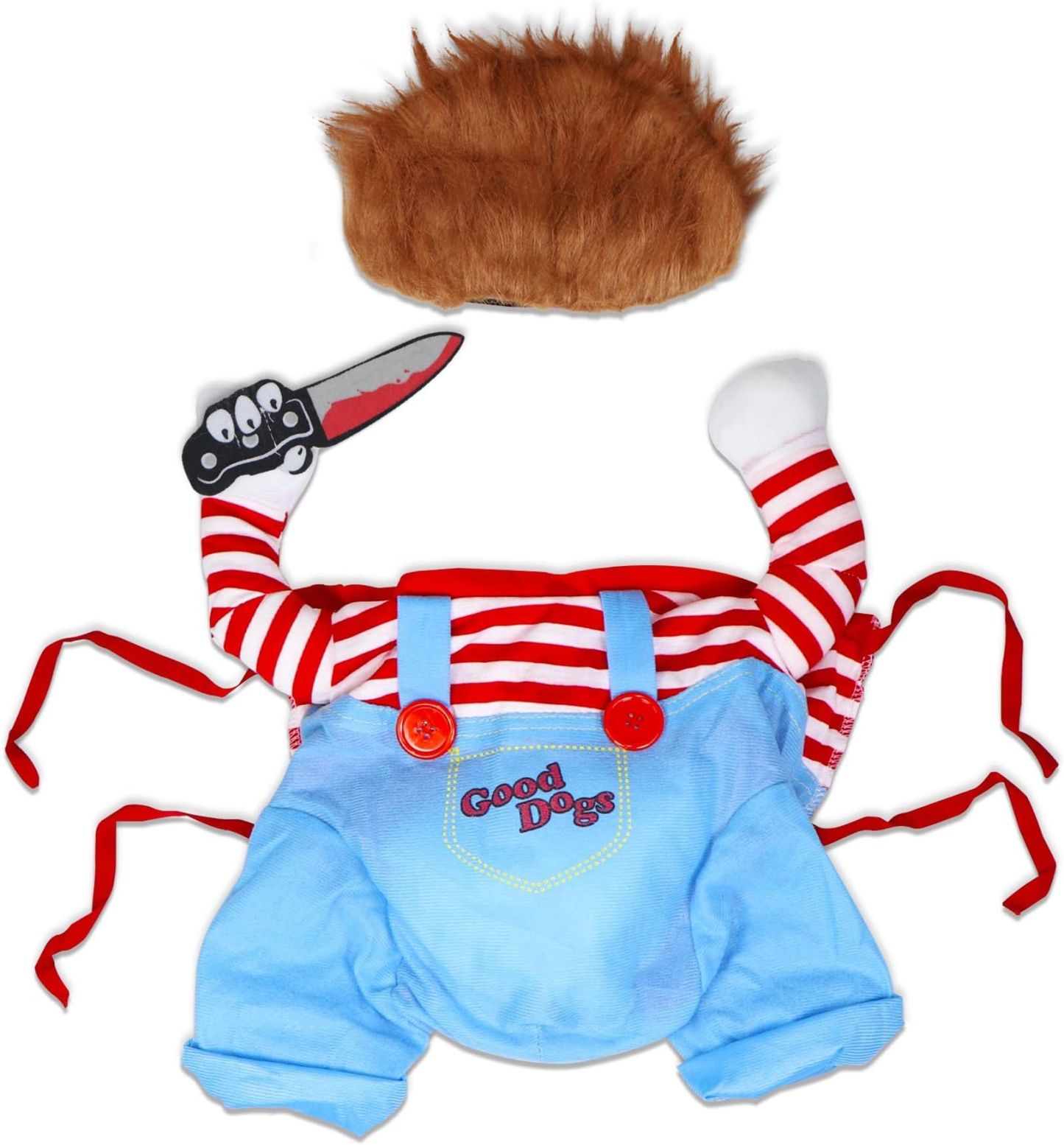 Pet Deadly Doll Dog Clothes for Small Large Extra Large Dogs Pets