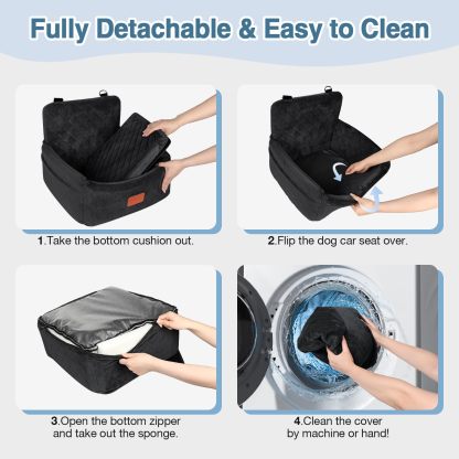 Dog Booster Car Seat - Comfortable Portable Ideal for Pet Travel