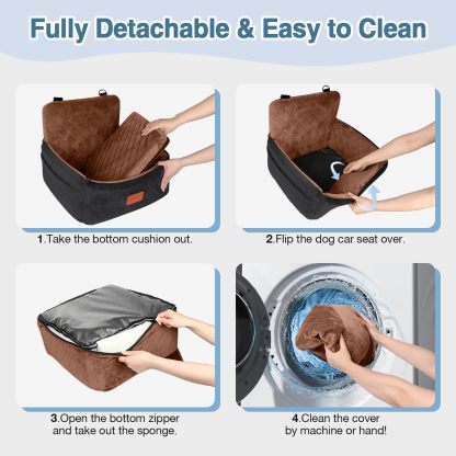 Dog Booster Car Seat - Comfortable Portable Ideal for Pet Travel
