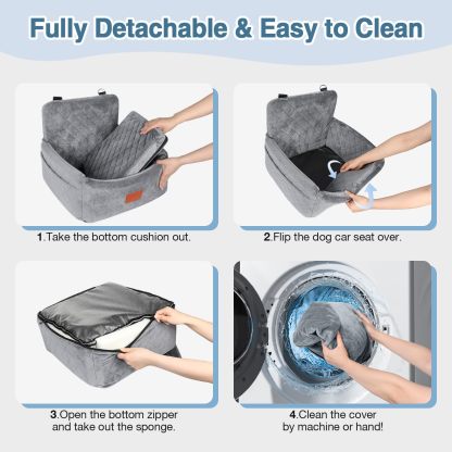 Dog Booster Car Seat - Comfortable Portable Ideal for Pet Travel