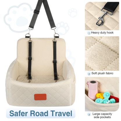 Dog Booster Car Seat - Comfortable Portable Ideal for Pet Travel
