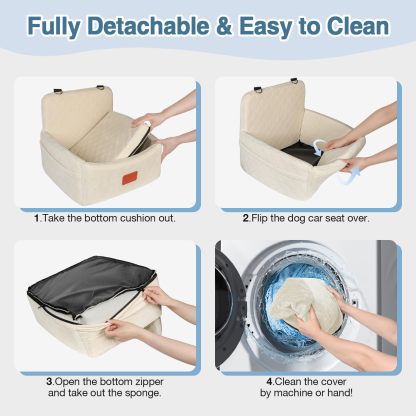 Dog Booster Car Seat - Comfortable Portable Ideal for Pet Travel