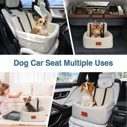 Dog Booster Car Seat - Comfortable Portable Ideal for Pet Travel