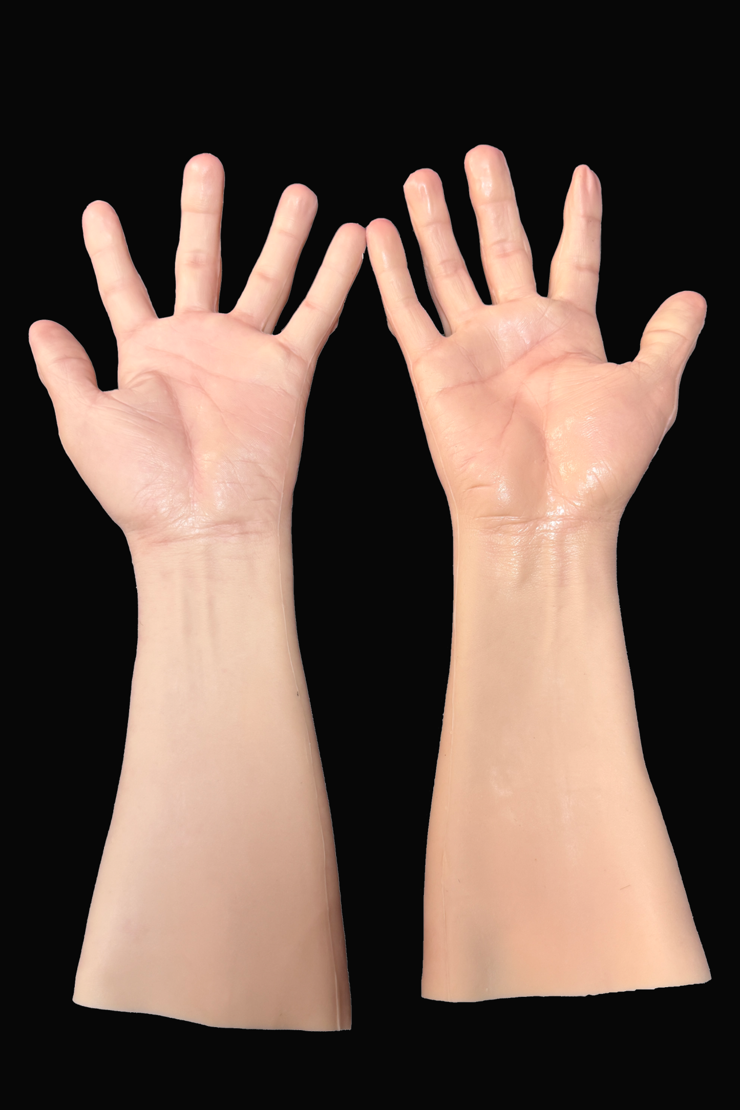 Realistic Silicone Arm Gloves – Full Arm Fake Skin Prop for Cosplay & Film Effects