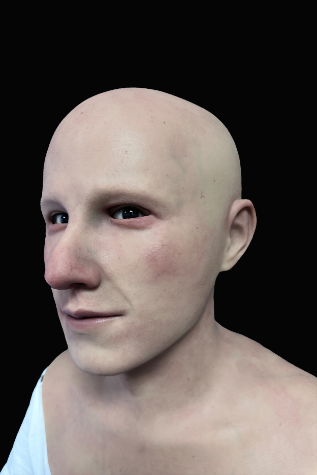 Full head female silicone disguise mask