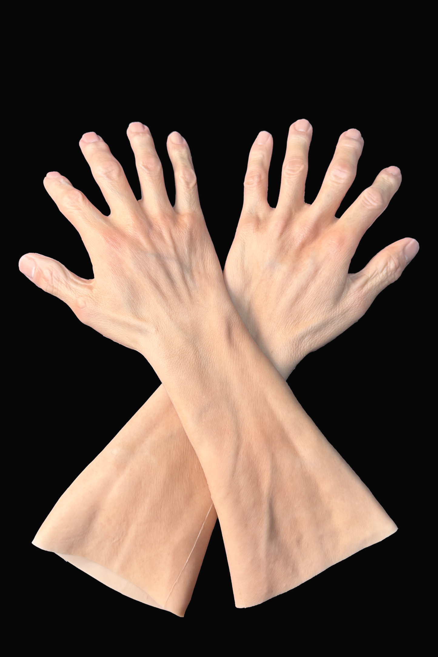 Realistic Silicone Arm Gloves – Full Arm Fake Skin Prop for Cosplay & Film Effects