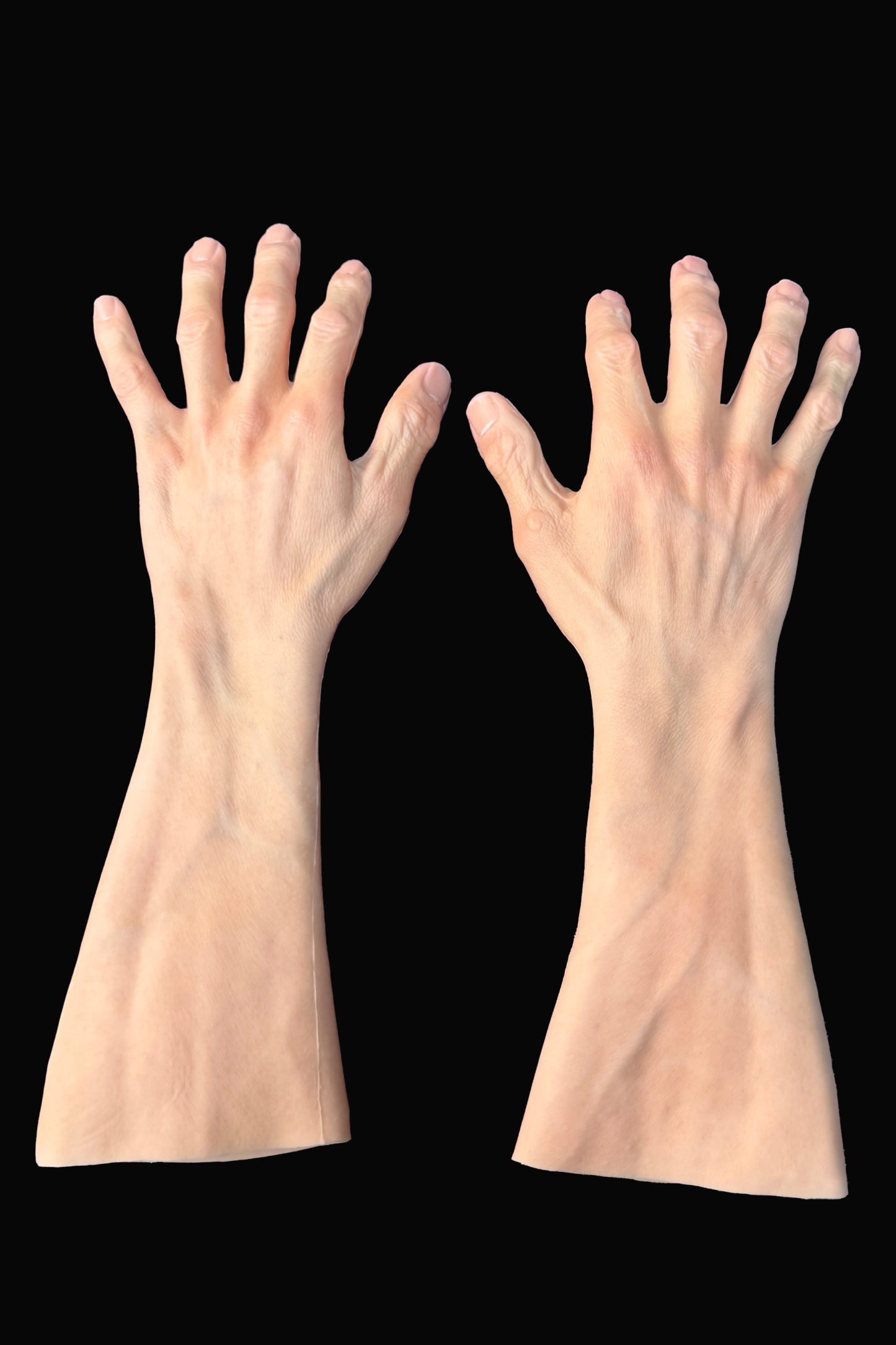 Realistic Silicone Arm Gloves – Full Arm Fake Skin Prop for Cosplay & Film Effects