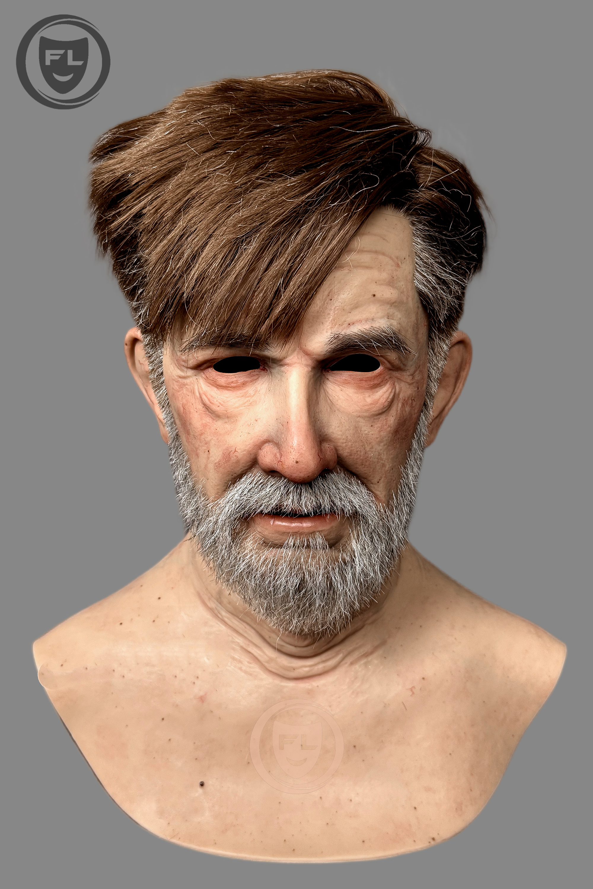 Realistic Jack silicone mask male facial details