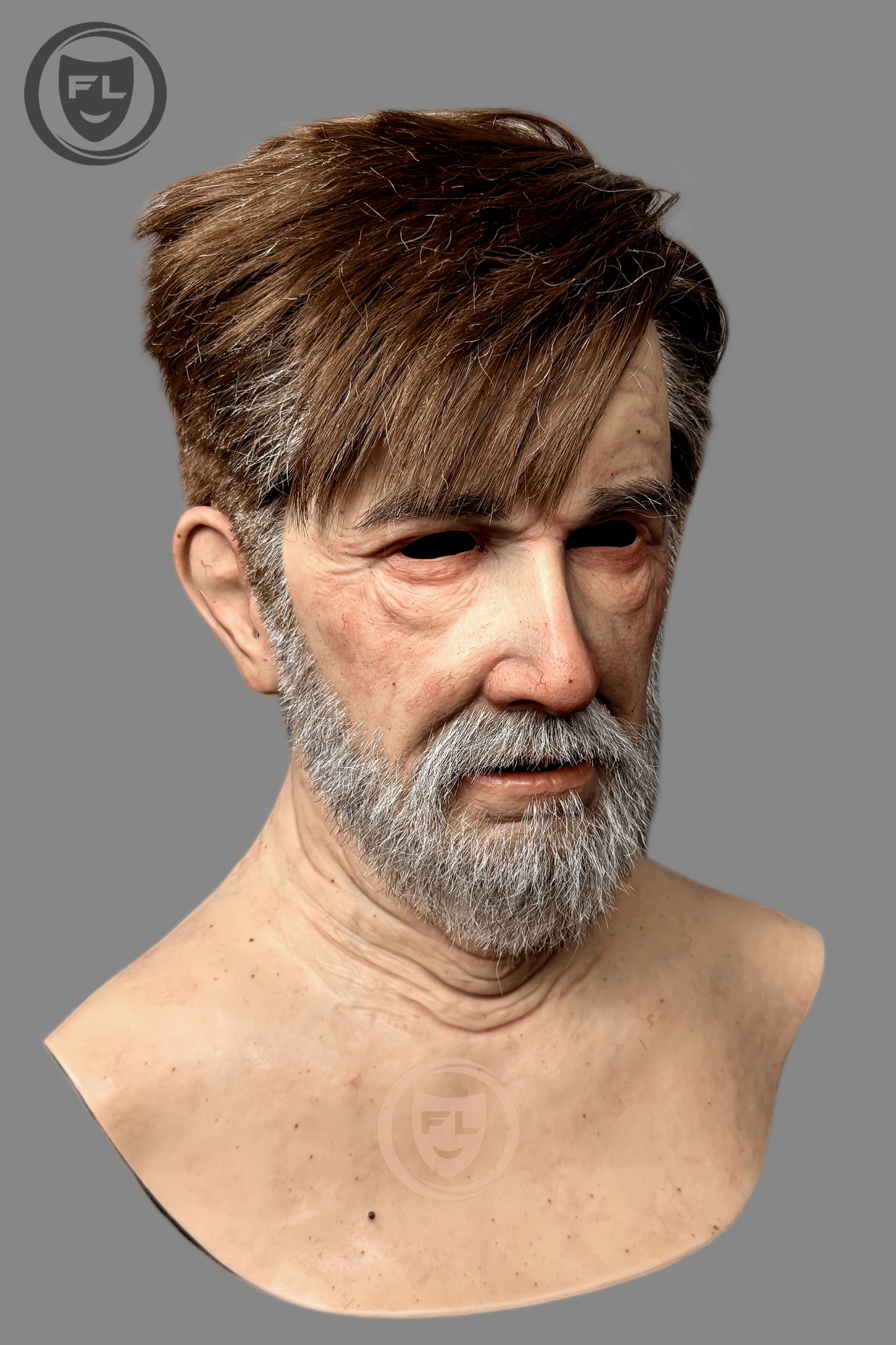 Hyper-Realistic Male Silicone Mask “Jack” – Movie-Grade Full Face Disguise Mask