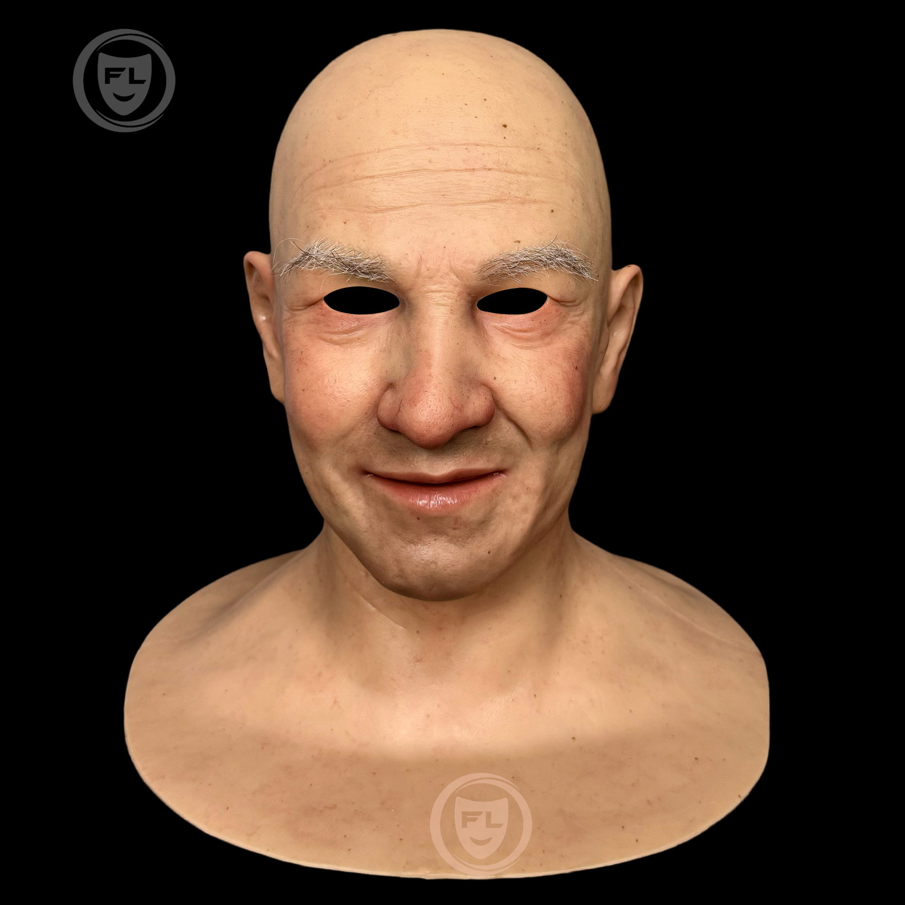 Lucas Ultra Realistic Silicone Mask | Detailed Elderly Male Face for Cosplay