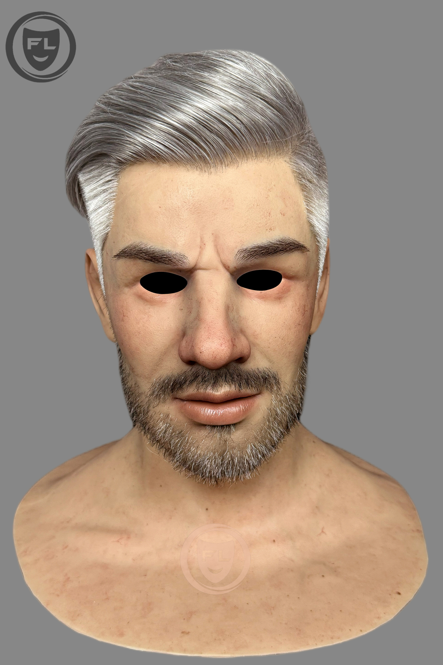 Jiamusi Ultra Realistic Silicone Mask – Full Head Cosplay, Halloween & Film Prop