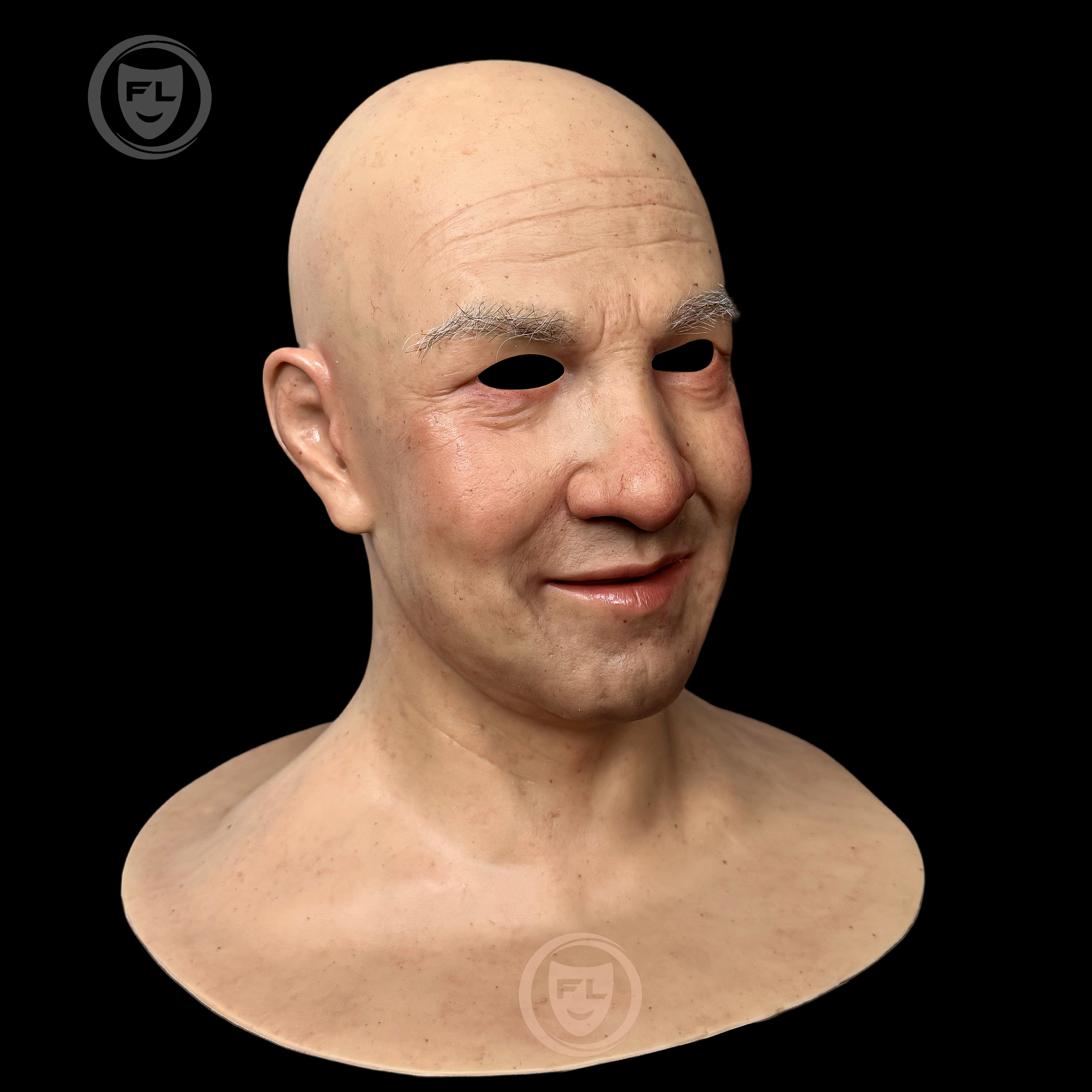 Lucas Ultra Realistic Silicone Mask | Detailed Elderly Male Face for Cosplay