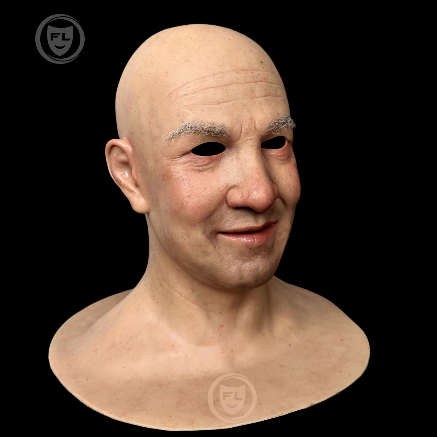 Lucas Ultra Realistic Silicone Mask | Detailed Elderly Male Face for Cosplay