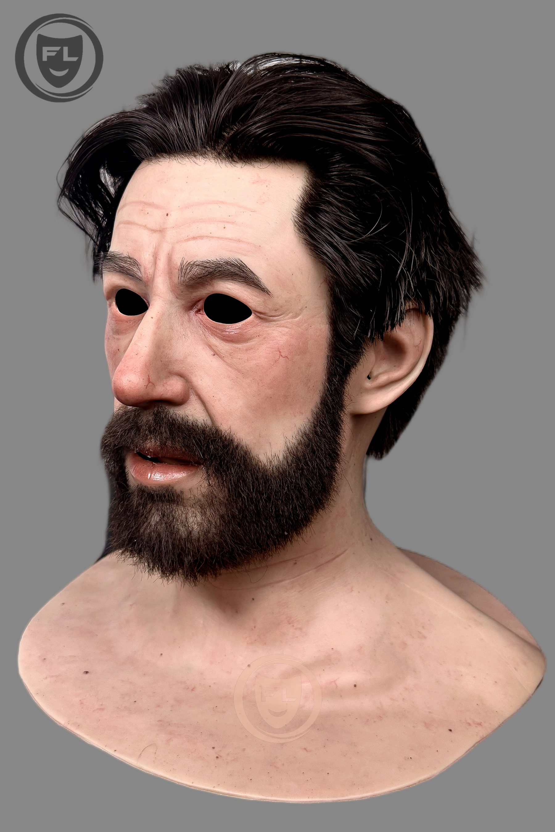 Babylon Ultra Realistic Silicone Mask – Full Head Cosplay, Halloween & Film Prop