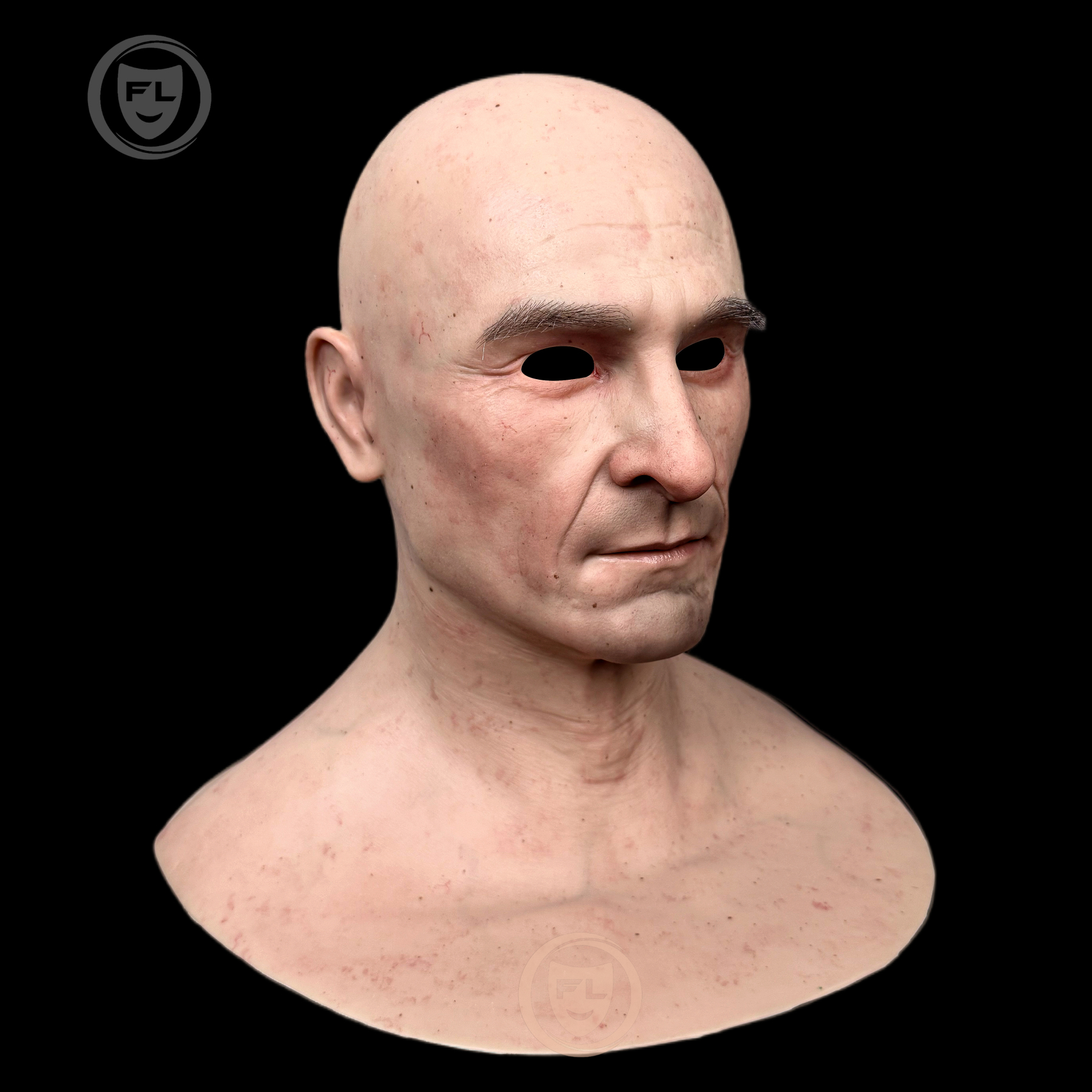 Hunter Ultra Realistic Silicone Mask | Full Head SFX Mask for Cosplay & Film