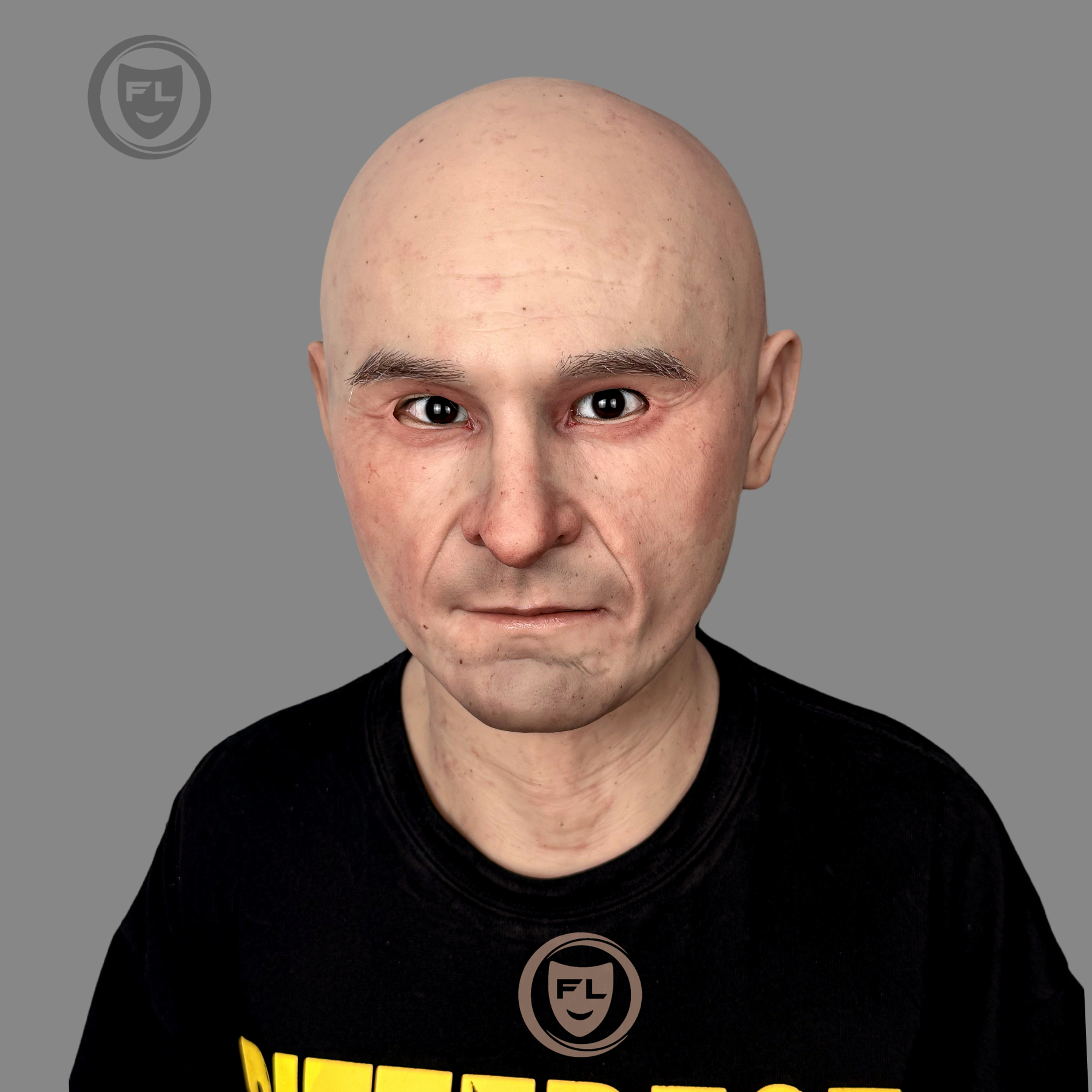 Hunter Ultra Realistic Silicone Mask | Full Head SFX Mask for Cosplay & Film