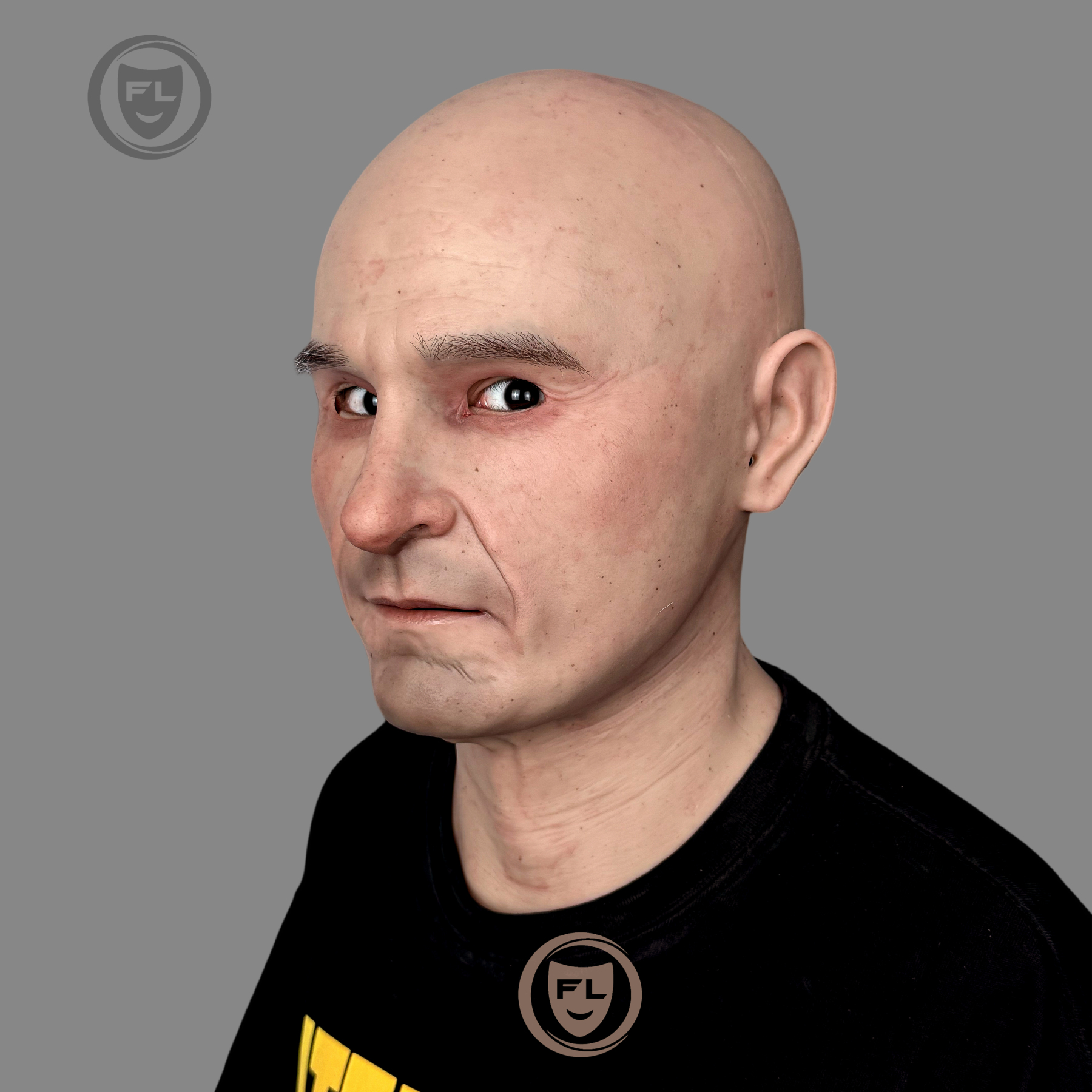 Hunter Ultra Realistic Silicone Mask | Full Head SFX Mask for Cosplay & Film