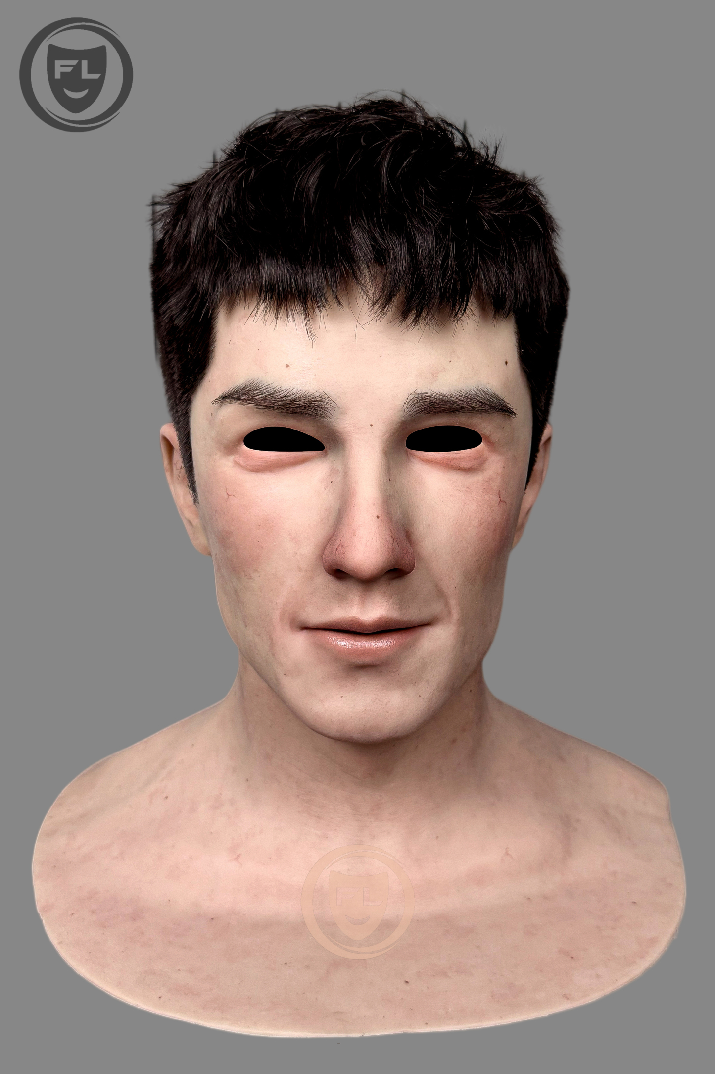 Airhua Ultra Realistic Silicone Mask – Full Head Cosplay, Halloween & Film Prop