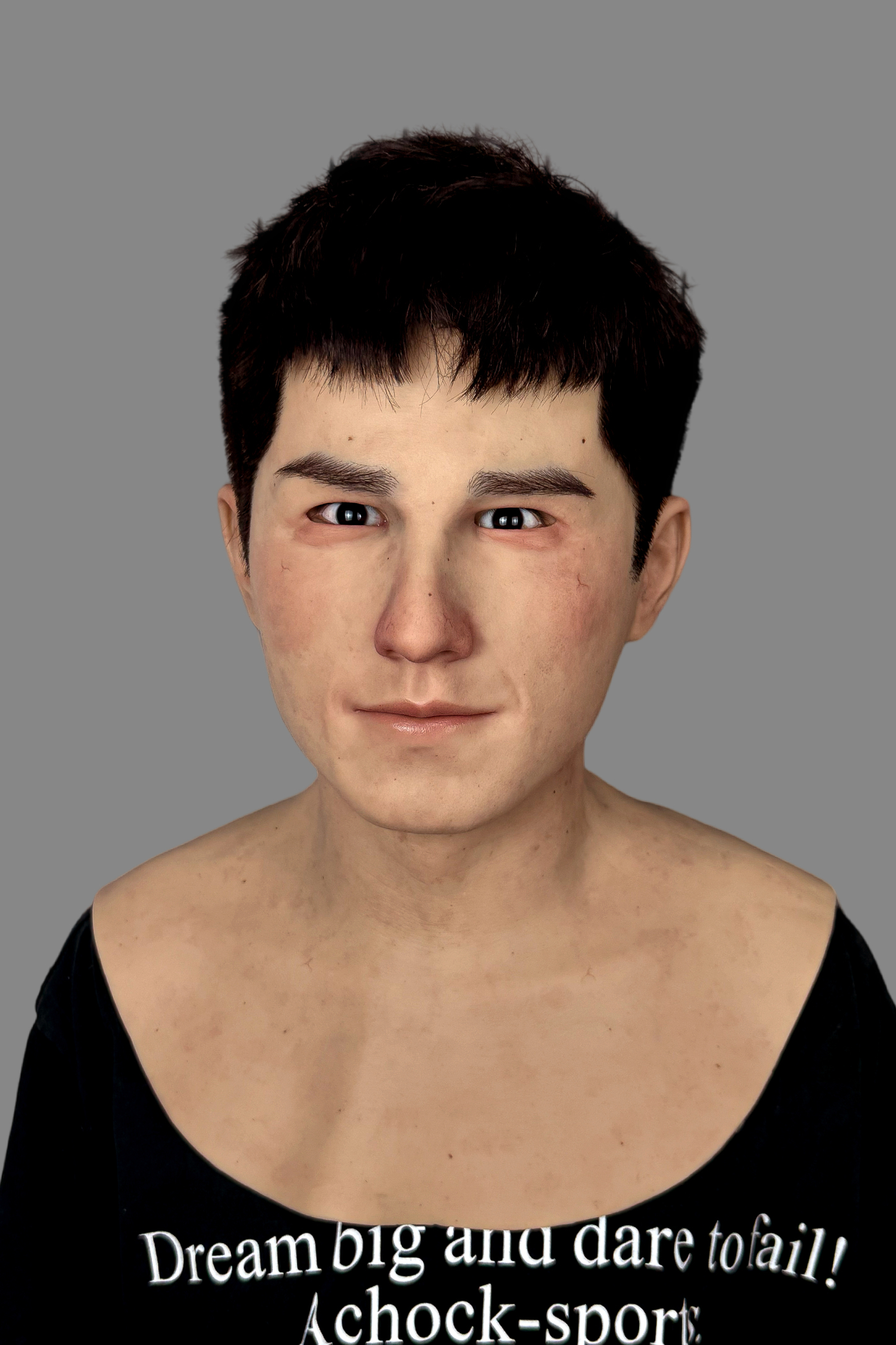 Airhua Realistic Silicone Mask – Full Head Male Mask for Cosplay & Halloween